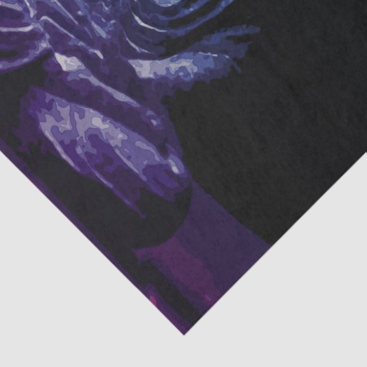 Elektrisches Buddha, 18 lb Tissue Decoupage Papier (Detail)