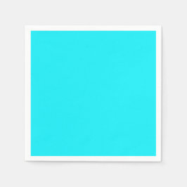 Elektrisches Cyan Serviette