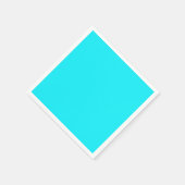 Elektrisches Cyan Serviette (Ecke)