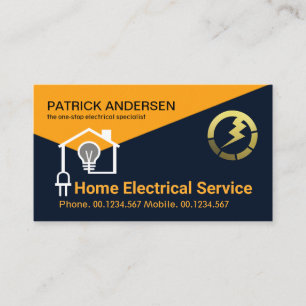 Elektrisches Drahtsystem für kreative Zuhause Visitenkarte