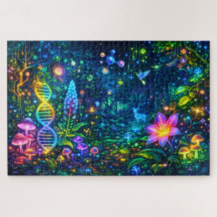 Elektrisches Eden: Neon-Dschungel-Wildlife & Cyber Puzzle