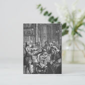 Elektrisches Experiment an einem Mann Postkarte (Stehend Vorderseite)
