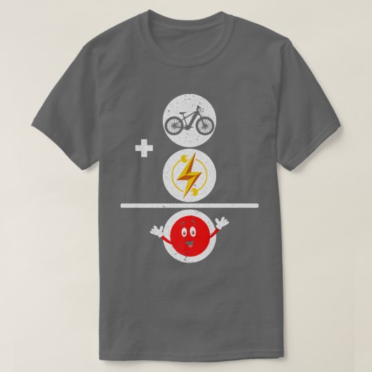 Elektrisches Fahrrad E-Bike Rad Lover Biken T-Shirt (Design vorne)