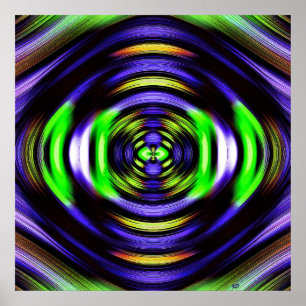 Elektrisches Fliegen-Plakat Poster