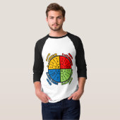 Elektrisches Formula Wheel, Designer Print T-Shirt (Vorne ganz)