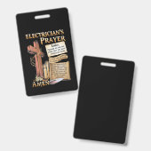 Elektrisches Gebet Amen Ausweis (Vorder- & Rückseite)