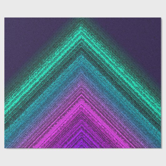 Elektrisches Gebirgsgrün Geschenkpapier (Flach)