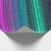 Elektrisches Gebirgsgrün Geschenkpapier (Ecke)