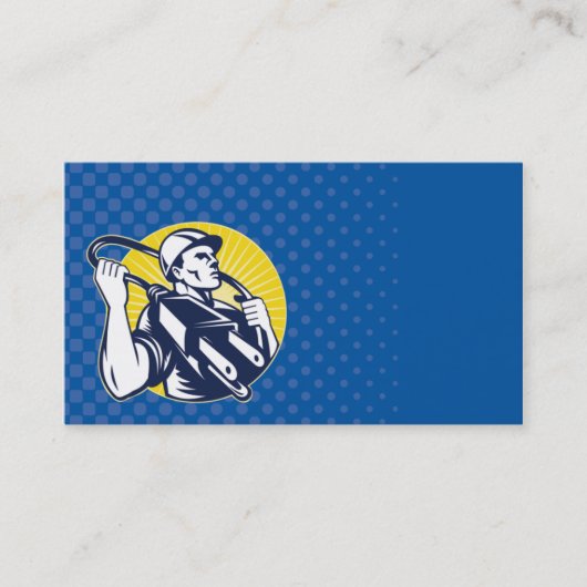 elektrisches Geschäft der Visitenkarte (Vorderseite)