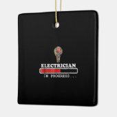 Elektrisches Geschenk, Elektrizität, Beladen der S Keramikornament (Links)
