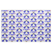 ELEKTRISCHES GITAR 1. GEBURTSTAG STOFF (Fat Quarter (45,7 x 55,9 cm))