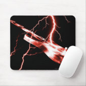 ELEKTRISCHES GITAR rot Mousepad (Mit Mouse)