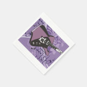 Elektrisches Gitarrenpapier Napkins Serviette (Ecke)