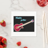 Elektrisches Gitarrenpapier Napkins Serviette (Beispiel)