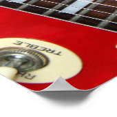 Elektrisches Gitarrenposter Poster (Ecke)