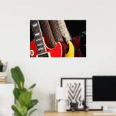Elektrisches Gitarrenposter Poster (Heimbüro)