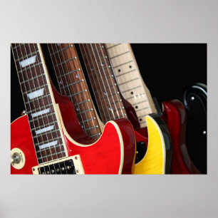 Elektrisches Gitarrenposter Poster