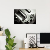 Elektrisches Gitarrenposter Poster (Heimbüro)