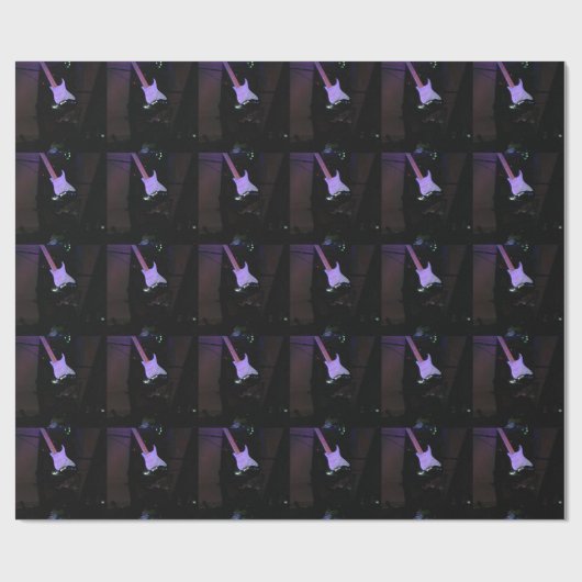 Elektrisches Gitarrenwackelpapier Geschenkpapier (Flach)