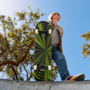 Elektrisches Grün - Maßgeschneidert Skateboard