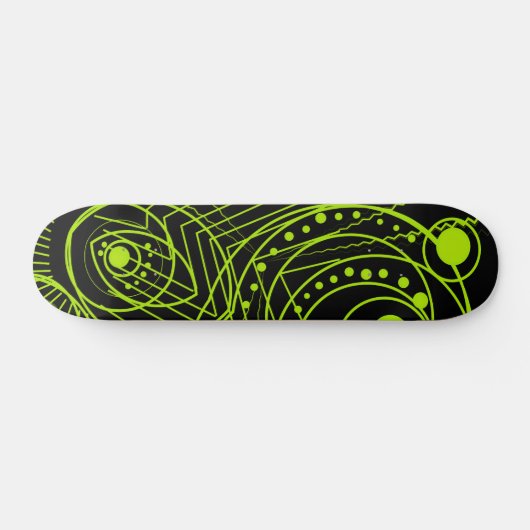 Elektrisches Grün Skateboard (Horizontal)