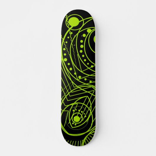 Elektrisches Grün Skateboard (Vorne)