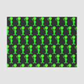 Elektrisches grünes/schwarzes seidenpapier (Vorderseite)