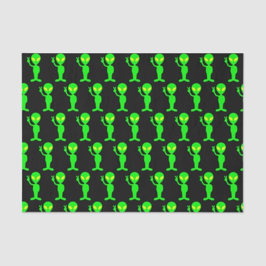 Elektrisches grünes/schwarzes seidenpapier (Vorderseite)