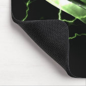 ELEKTRISCHES GUITAR grün Mousepad (Ecke)
