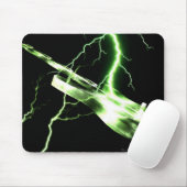 ELEKTRISCHES GUITAR grün Mousepad (Mit Mouse)