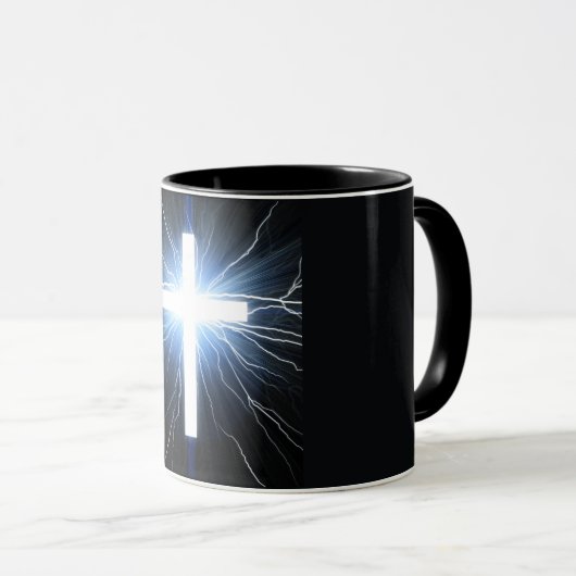 Elektrisches Kreuz Tasse (VorderseiteRechts)