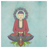 Elektrisches kundengerechtes Gewebe Buddhas Stoff (Nahaufnahme)