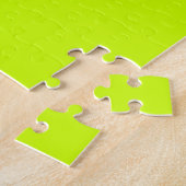 Elektrisches Limette Vollton Puzzle (Seite)