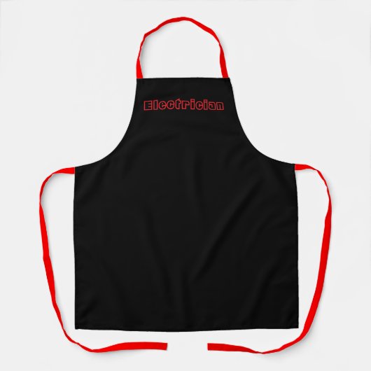 Elektrisches Logo Funny Kitchen Schürze (Vorderseite)