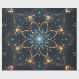 Elektrisches Mandala Wrapping Paper Geschenkpapier