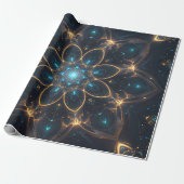 Elektrisches Mandala Wrapping Paper Geschenkpapier (Ungerollt)