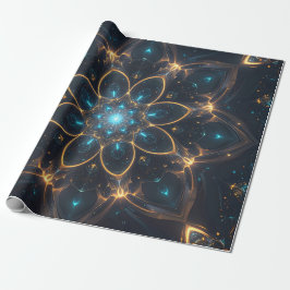 Elektrisches Mandala Wrapping Paper Geschenkpapier