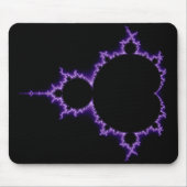 Elektrisches Mandelbrot Set Mousepad (Vorne)