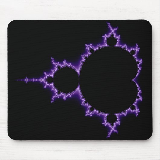 Elektrisches Mandelbrot Set Mousepad (Vorne)