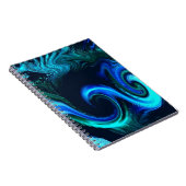 Elektrisches Ocean Spiral Notebook Notizblock (Rechte Seite)