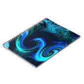 Elektrisches Ocean Spiral Notebook Notizblock (Linke Seite)