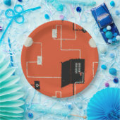 Elektrisches Party Geschenk für den Elektrischen Pappteller (Party)