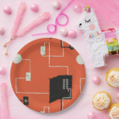 Elektrisches Party Geschenk für den Elektrischen Pappteller (Party)