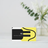 Elektrisches Plug-Electrician Business Branding Visitenkarte (Stehend Vorderseite)