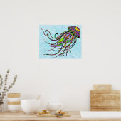 Elektrisches Quallen-Poster/Print Poster (Küche)