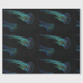 Elektrisches Quallenpapier Geschenkpapier (Flach)