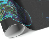 Elektrisches Quallenpapier Geschenkpapier (Rolleneckpunkt)