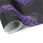 Elektrisches Quallenpapier Geschenkpapier (Rolleneckpunkt)