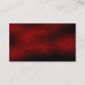 Elektrisches Regen-(schlicht) - Rot Visitenkarte (Rückseite)