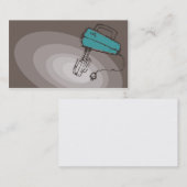 elektrisches Schlägermischerbacken, das Visitenkarte (Vorne/Hinten)